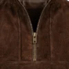 Kenton Mocha Suede Pullover Jacket