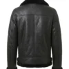 Mateo RAF Aviator SF Black Bomber Jacket For Sale