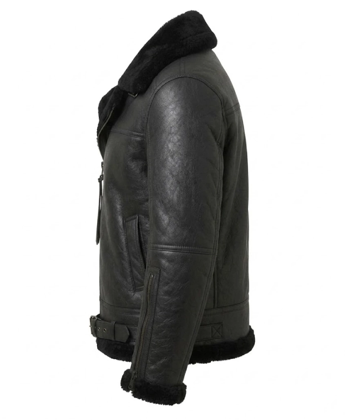 Mateo RAF Aviator SF Black Jacket