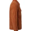 Men Brown Suede Jacket For Sale 