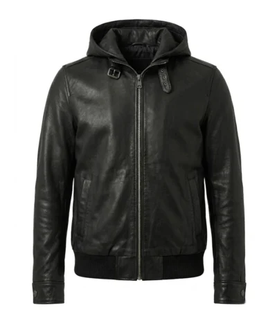 Mens Black Leathe Jacket
