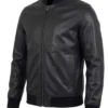 Mens Black Leather Jacket