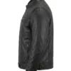 Mens Cafe Racer Black Biker Jacket