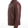 Mens Cafe Racer Genuine Leather Jacket