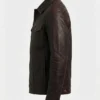 Mens Dark Brown Leather Jacket