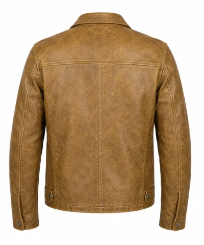 Mens Distressed Leather Jacket