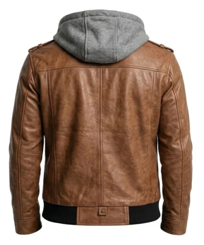 Mens Jacket with Detachable Hood