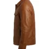 Mens Leather Trucker Jacket For Sale 