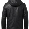 Mens Onyx Black Leather Jacket