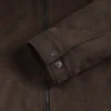 Mens Premium Chocolate Brown Suede Jacket For Sale