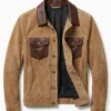 Mens Tan Suede Jacket