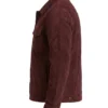Mens Trucker Suede Leather Jacket