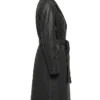 Noise Luna Black Trench Belted Coat