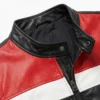 Scarlet Womens Cafe Racer Color Block Jacket For Sale