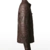Shop Cafe Racer Distressed Leather Jacket