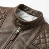 Shop Mens Vintage Distressed Brown Motorcycle Jacket