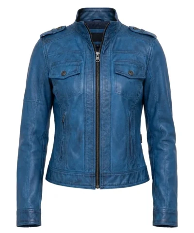 Tavares Womens Vivid Biker Style Jacket