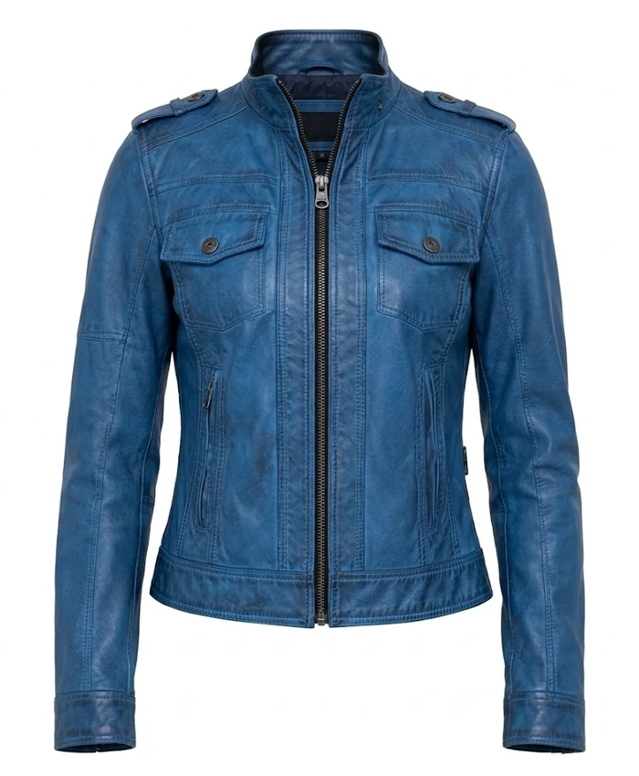 Tavares Womens Vivid Biker Style Jacket