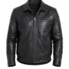 Ting Bomber Genuine Leather Jacket
