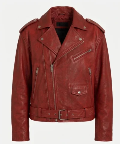 Womens Biker Leather Jacket