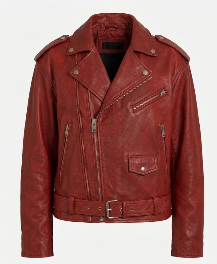 Womens Biker Leather Jacket