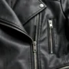 Womens Black Biker Quilted Jacket