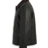 Womens Leather Barn Jacket