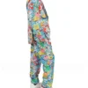 2 Piece Spongebob Frenzy Multicolor Mens Suit