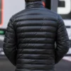 2026 Cadillac Formula One Team Sergio Pérez Black Puffer Jacket Back