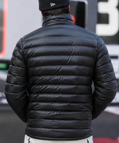 2026 Cadillac Formula One Team Sergio Pérez Black Puffer Jacket Back