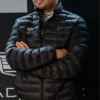 2026 Cadillac Formula One Team Sergio Pérez Black Puffer Jacket Front