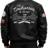 2026 Chicago Cubs Mexican Heritage Leather Jacket Back
