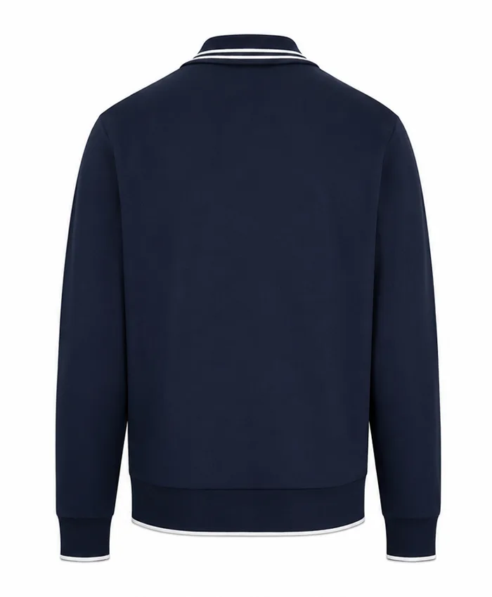 2026 Tennis Tournament The French Open Blue Performance Jacket Back