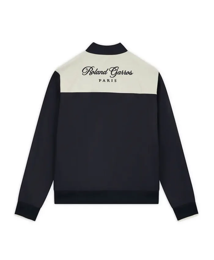 2026 The French Open Roland Garros Stadium Heritage Bomber Nylon Blue Jacket