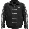 Adidas Chinese New Year 2026 Suede Black Jacket Front
