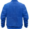 Adidas Chinese New Year 2026 Suede Blue Jacket Back