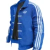 Adidas Chinese New Year 2026 Suede Blue Jacket Open Closure