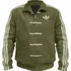 Adidas Chinese New Year 2026 Suede Green Jacket Front
