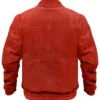 Adidas Chinese New Year 2026 Suede Red Jacket Back