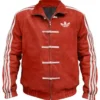 Adidas Chinese New Year 2026 Suede Red Jacket Front