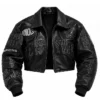 Alicia Keys Cropped Pelle Pelle Jacket