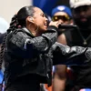 Alicia Keys Pelle Pelle Black Leather Jacket
