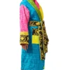 Ari Haley Rich Multicolors Versace Bath Robe for Womens
