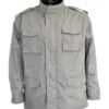 Arnold Schwarzenegger Terminator Punk Silver Jacket Front