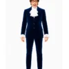 Austin Powers Blue Velvet Suit with Pent