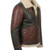 B3 Burgundy Leather Jacket