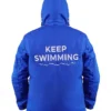 BTS Keep Swimming Blue Hooded Jacket