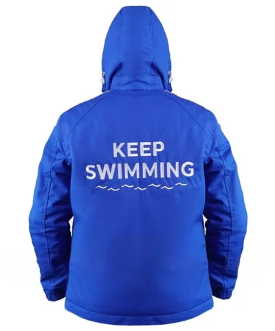 BTS Keep Swimming Blue Hooded Jacket