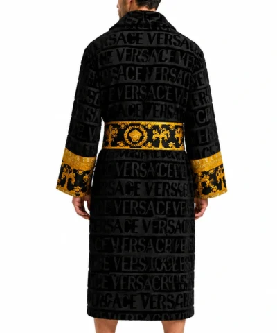 Black Versace Robe Back