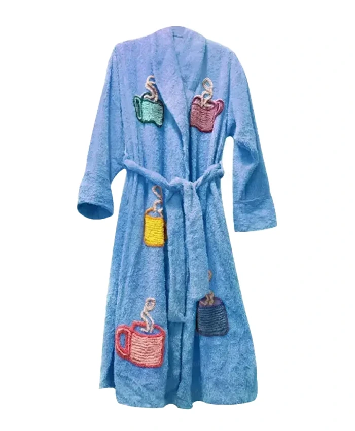 Blue Tyler Durden Fight Club Bath Robe